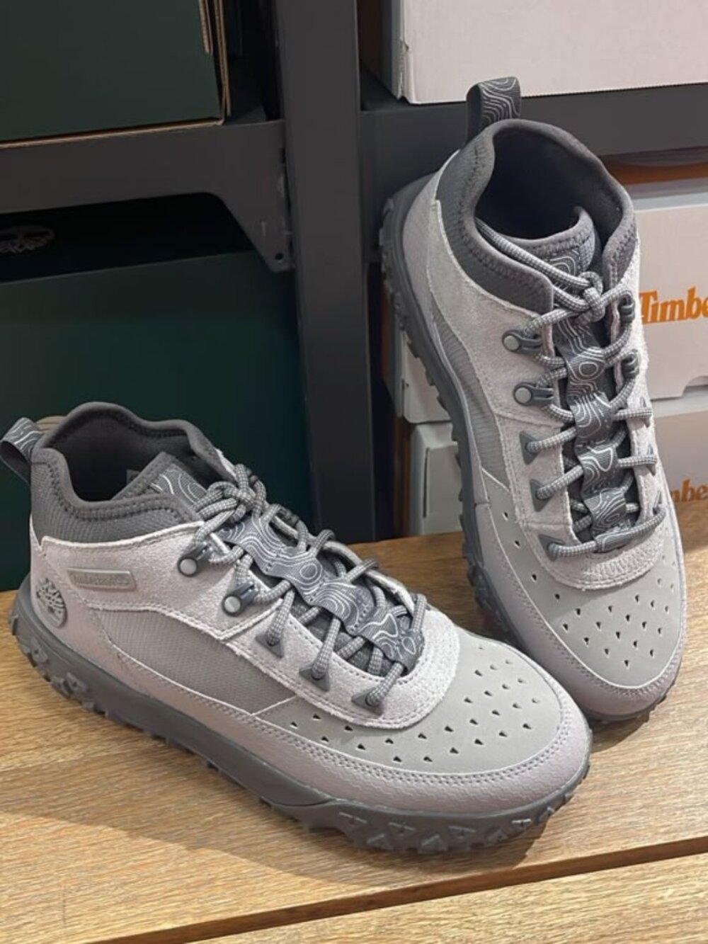 Timberland Men's Greenstride Motion 6 Mid Lace Sneakers Md Grey A6CW1-01X